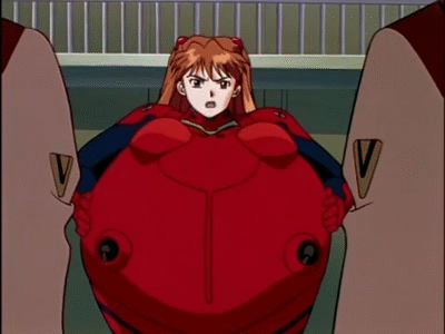 Asuka's inflation on Make a GIF