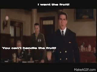 You can't handle the truth! on Make a GIF
