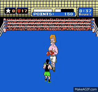 Mike Tyson's Punch-Out - Glass Joe (KO) on Make a GIF