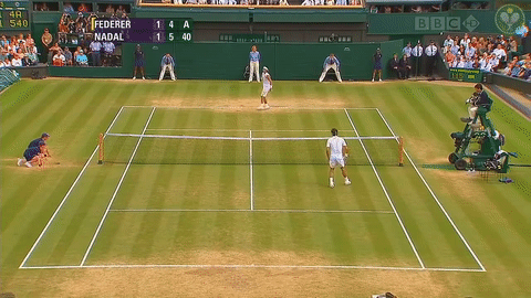 ROGER FEDERER : The Art of Volleying on Make a GIF