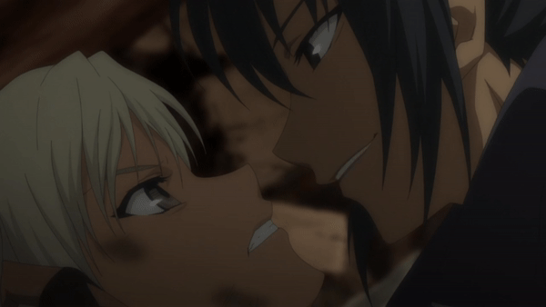 canaan anime kiss