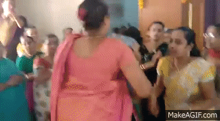 crazy indian old lady dancing on shanta bai | whatsapp funny videos | u  just died on Make a GIF