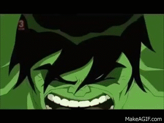 Hulk transformation on Make a GIF