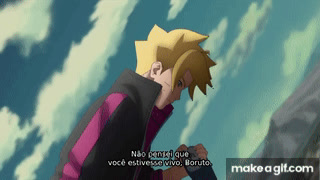 Boruto EP 293 Legendado PT BR - Adeus on Make a GIF