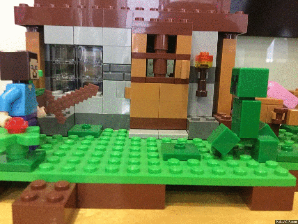 Lego Minecraft on Make a GIF