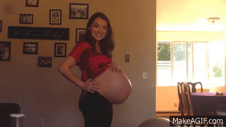 WEEK 36: MY LAST PREGNANCY VLOG!!! FINAL BELLY SHOT! on Make a GIF