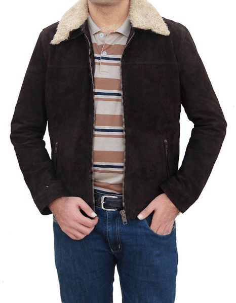 The Walking Dead Rick Grimes Suede Leather Jacket - Season 6 on Make a GIF