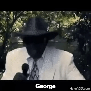 hell to the naw george on Make a GIF