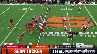 Sean Tucker shows his long speed with a catch-and-run TD vs. Louisville. He went at the end of Round 2 in our 2023 dynasty rookie mock draft.