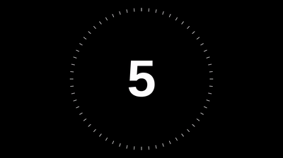 5 Seconds Countdown Timer Gif