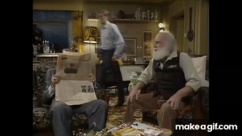 Uncle Albert shocked - Only Fools and Horses on Make a GIF