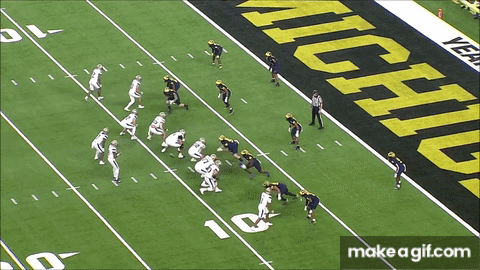 Rome Odunze needs some route-running work, like in this clip against Michigan. He'll need to clean that up to maximize his dynasty value.