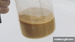 Home cafe ☕ Dalgona coffee using handheld milk frother & creamy matcha  latte | 달고나 커피 만들기 on Make a GIF