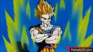 DBZ - Majin Vegeta Vs Ssj2 Goku (Japanese) on Make a GIF