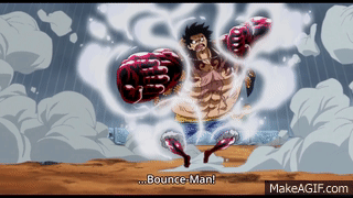 Luffy S Gear 4 Bounce Man One Piece 726 1080 P On Make A Gif