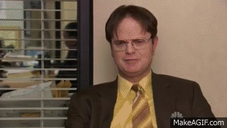 The Office: Dwight killing his sperm on Make a GIF