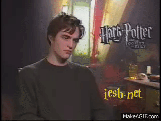 Robert Pattinson - Funny Interview - Harry Potter on Make a GIF
