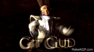 Bloodborne - Git Gud on Make a GIF