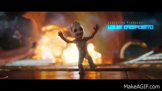 Baby Groot Dancing Gif 7