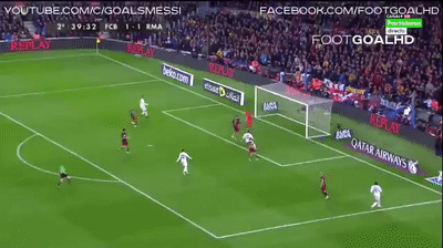 Gol de Cristiano Ronaldo Real madrid 4-0 Sporting Gijon 17/01/2016 animated  gif