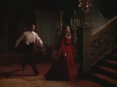 gone with the wind red dress scene Scarlett O'Hara's red velvet gown worn by Vivien Leigh in Gone with the wind (1939) : r/fashionhistory