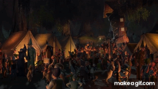 Shrek 1 Fairytale Creatures In Shrek S Swamp What Are You Doing In My Swamp Hd 1080p On Make A Gif
