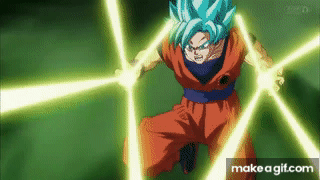 Goku Usa Kaioken Em Zamasu (Dragon Ball Super Dublado) on Make a GIF