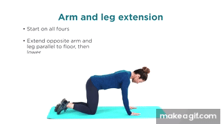Arm and leg extension on Make a GIF