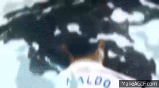 GIF: Cristiano Ronaldo achieves Super Saiyan form