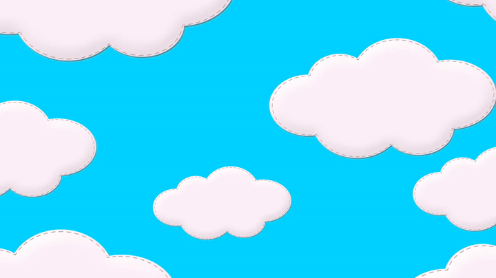 Cartoon Clouds in Sky on Make a GIF