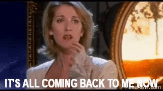 Céline Dion - It's All Coming Back To Me Now on Make a GIF