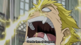 Natsu vs Laxus Full Fight - (English Sub - Ganesh N) animated gif