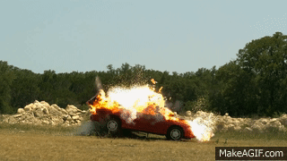 exploding car gif