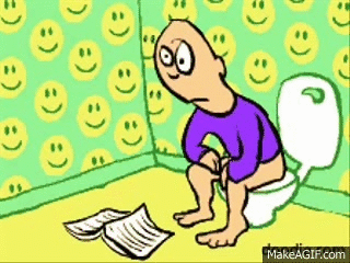 man explodes on toilet on Make a GIF