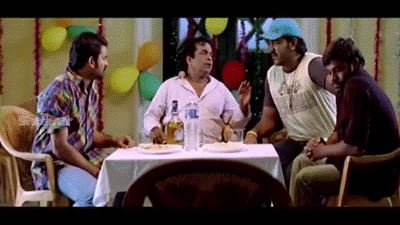 Dhee Telugu Movie - Brahmanandam Drunk Comedy Scene (Vishnu Manchu ,  Genelia D'Souza ) on Make a GIF