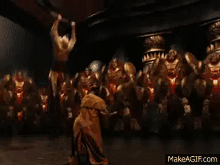 Hellboy II: The Golden Army-Hellboy vs Prince Nuada (LinkinPark) on Make a GIF