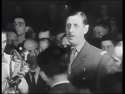 De Gaulle, Paris libéré on Make a GIF