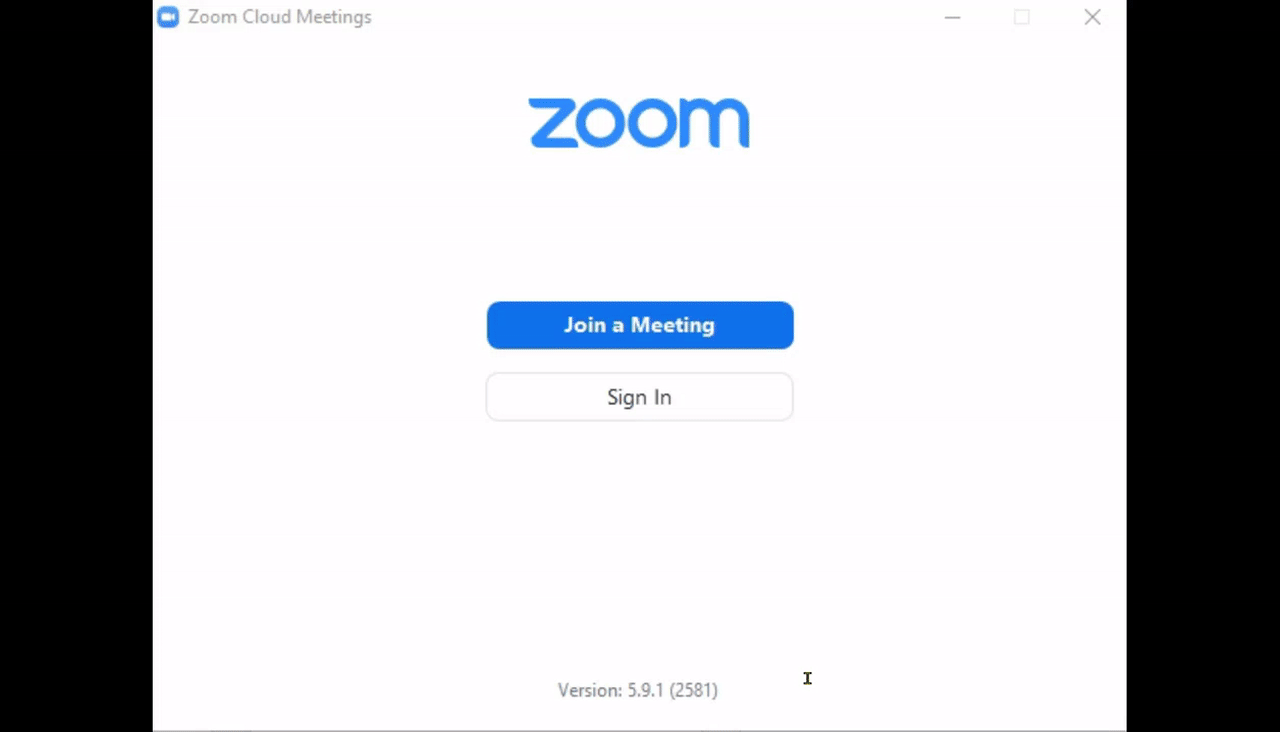 Sign In to Zoom on Make a GIF