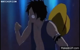 One Piece - Luffy Punches The Celestial Dragon[EPIC] HD on Make a GIF