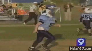 Blind Kid Playing Football on Make a GIF
