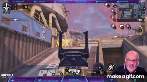 Ti0doGam3 Call of Duty Mobile Jogando no Nível Mestre IV on Make a GIF