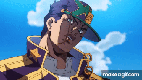 JoJo Bizarre Adventure:Stone Ocean The Death of Jotaro Kujo on Make a GIF