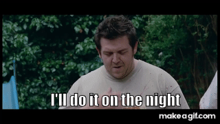 Shaun and Ed awkwardly practicing zombie walks in Shaun of the Dead official clip
