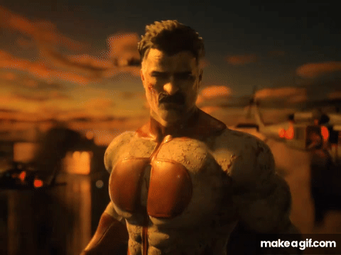 VINCIBLE | a 3D recreation of S1 finale - 100k special 🎉 ... on Make a GIF