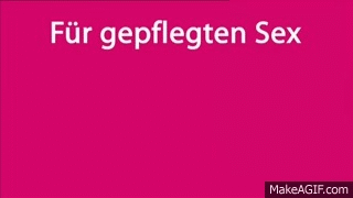 Gepflegter Sex mit Vagisan Gleitgel Werbung 2013 on Make a GIF