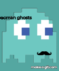 pacman ghosts on Make a GIF