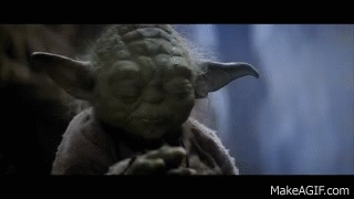 Yoda using the force on Make a GIF