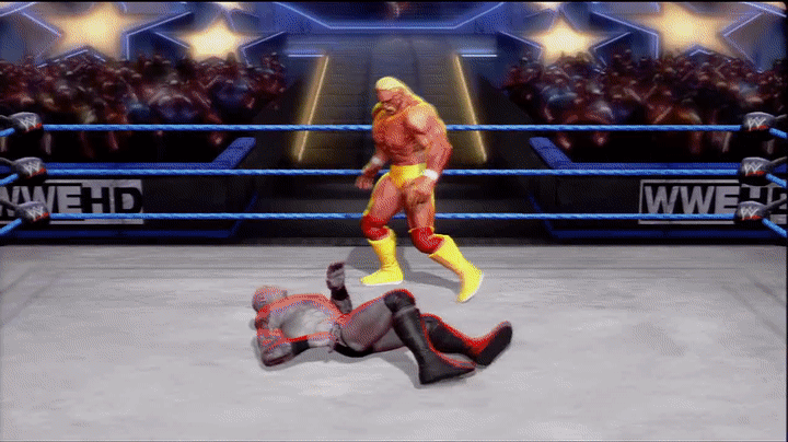 WWE All Stars - Hogan Finishing Move on Make a GIF