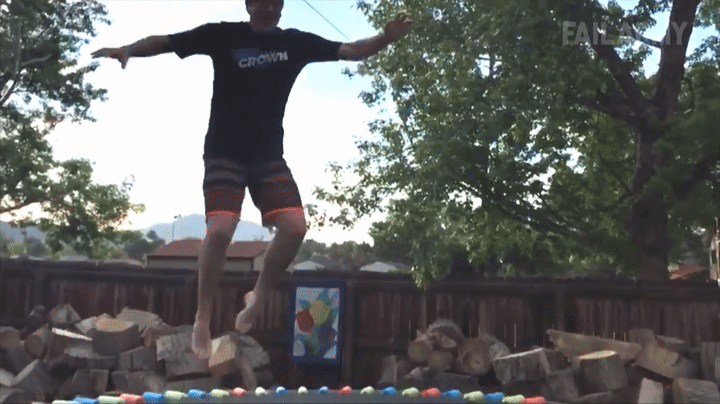 Funny Spring Loaded & Trampoline Fails Compilation || By FailArmy on Make a  GIF
