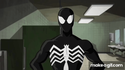Spider-Man Meets Venom - Ultimate Spider-Man on Make a GIF